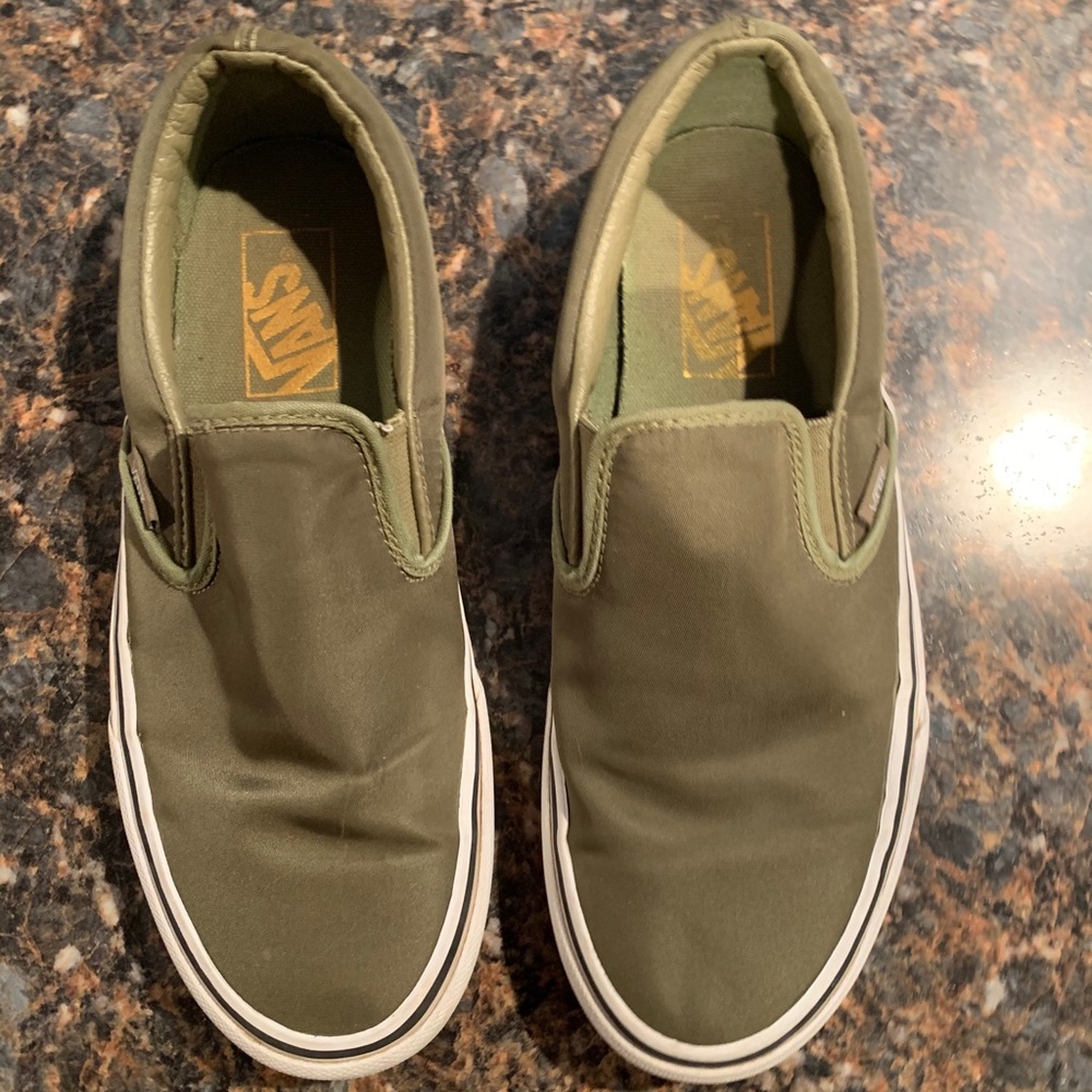 Army green vans